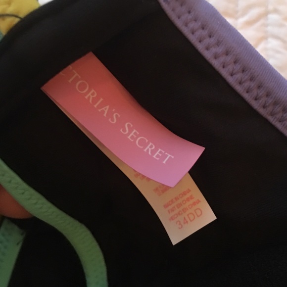 SOLD Victoria’s Secret Black Neon Bikini - Picture 5 of 7